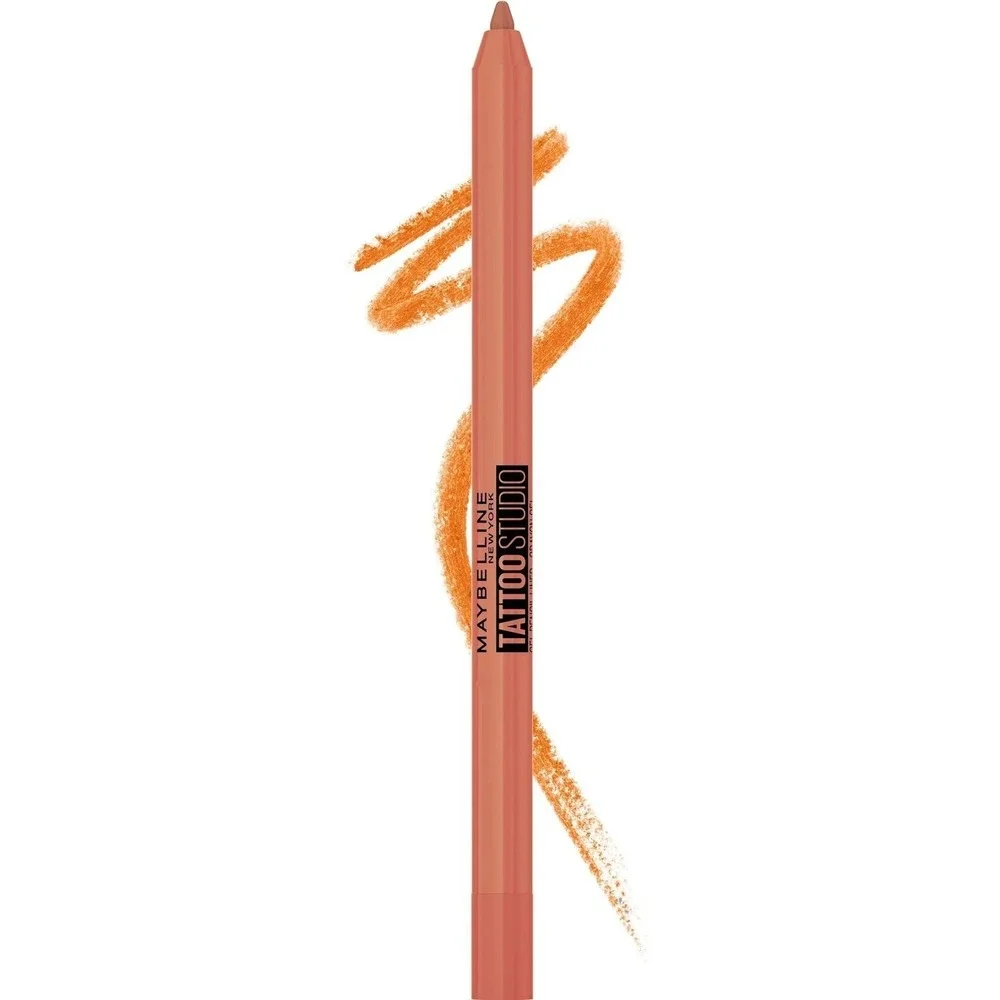 Maybelline Tattoo Studio 36H Waterproof Gel Eyeliner Pencil 803 Orange Flash LE‎
